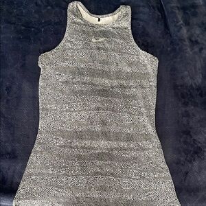 Nike Black and White Golf Tank Top